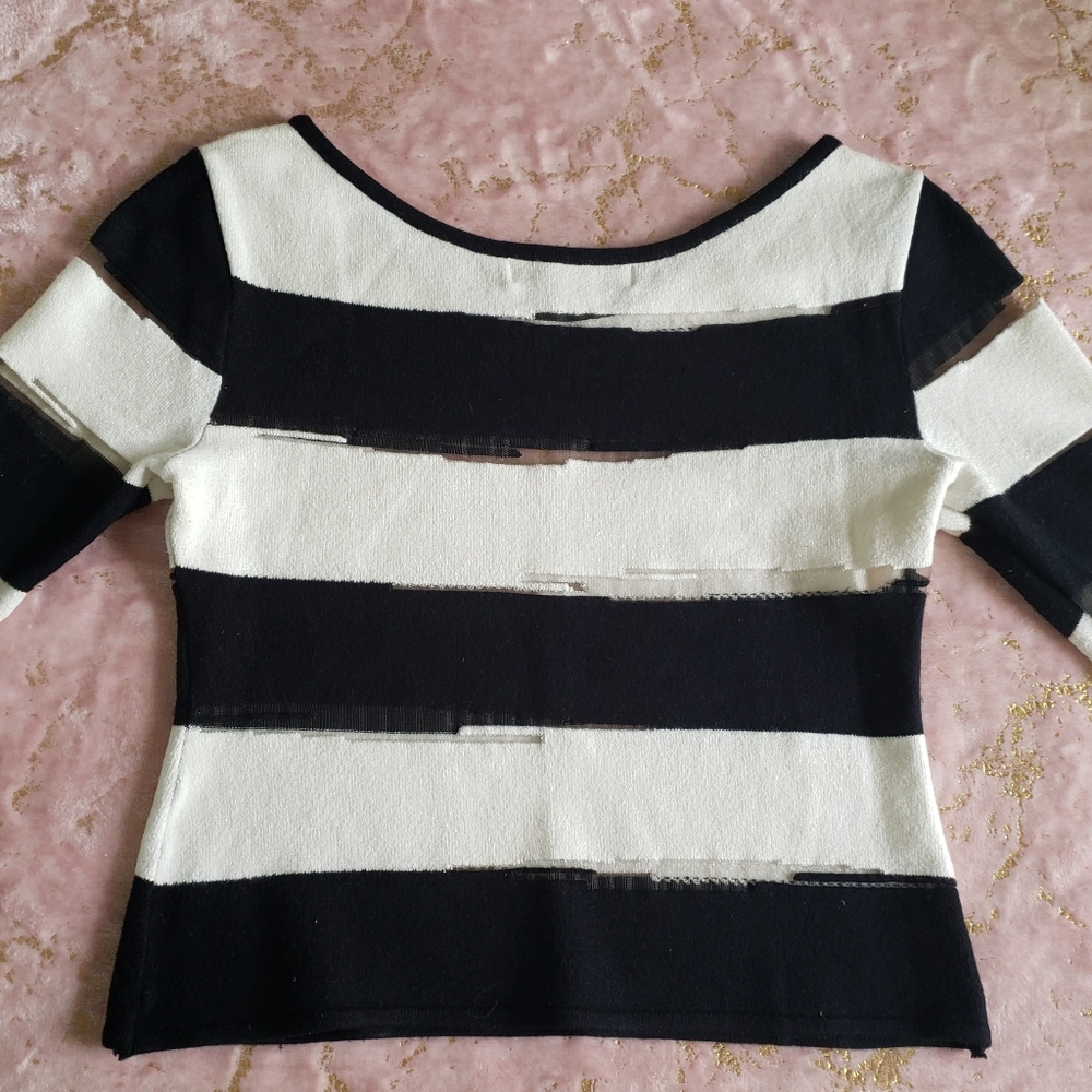 Angelica Val Stripe Blouse - Picture 5 of 14